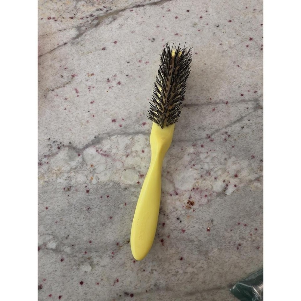 Vintage Stance yellow Bristol hair Brush